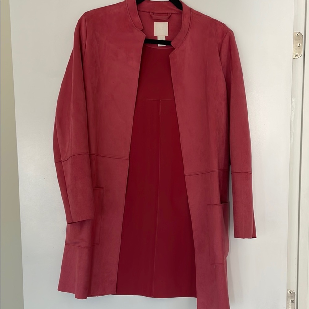 Dark pink blazer/ coat